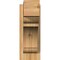 Ekena Millwork Olympic Block Rough Sawn Outlooker, Western Red Cedar, 6"W x 16"D x 16"H OUT06X16X16OLY05RWR - alternate 2